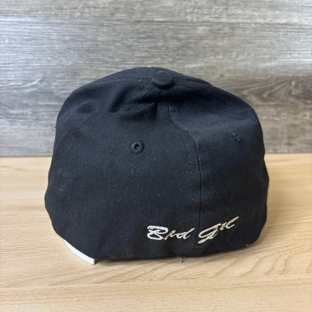 Bad Girl Hat Cap Fitted Womens S/M Black Motorcycle Biker‎ Flex Band
